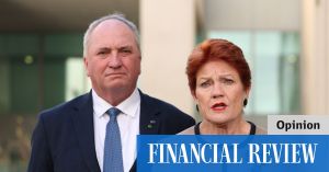 It’s not just the culture wars where Hanson is beating the Libs
