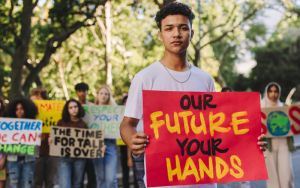 “No one really wants to hear what kids think about this stuff”: Young people rely on public protest