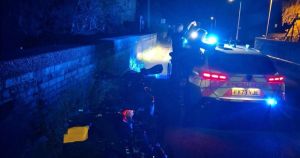Anti-social motorbike rider ticked off by police during late-night ride