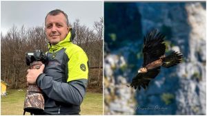 Silvano, l’amico delle aquile del Nerone: “Da anni le fotografo in tutti i modi, anche con le prede o con i piccoli. E loro sono abituate a me”