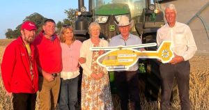 Norfolk farmer's party auction helps raise £12,500 for air ambulance charity