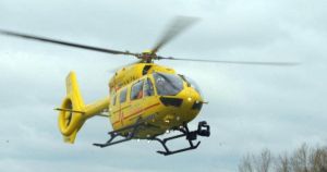 Man hospitalised after air ambulance attends bus station emergency