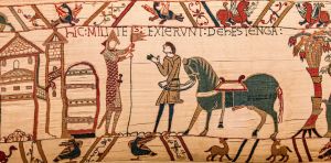 The Bayeux tapestry is really an embroidered comic strip