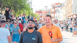 ¡Mamá, salgo en la tele!