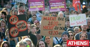 Γερμανία: Χιλιάδες διαδηλωτές κατά του AfD μετά το εκλογικό «σοκ» και ενόψει των νέων αναμετρήσεων