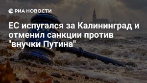 ЕС испугался за Калининград и отменил санкции против 
