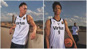 Bianca ed elegante in omaggio ai 100 anni: Virtus, ecco la nuova maglia da trasferta di Eurolega