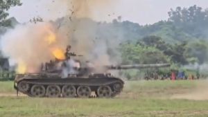 Chinese-made Bangladesh Army tank explodes during firing drill, 2 soldiers killed