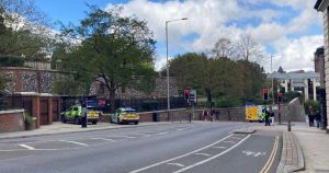 Man arrested after incident in shopping centre