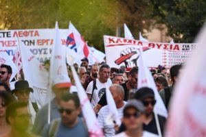 Η εξαγγελία δεκάδων χιλιάδων διαδηλωτών στην Θεσσαλονίκη: Καμία θυσία για τους πολέμους και τα κέρδη τους!
