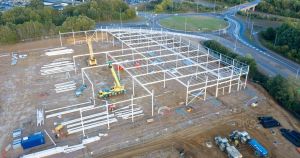 Norfolk's first Costco FINALLY taking shape as steel frame construction begins