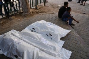 Israeli airstrike said to kill family of four, including two children, in north Gaza