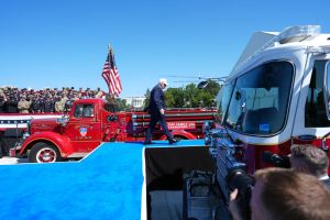 President Trump: The man who wasn’t there on Sept. 11