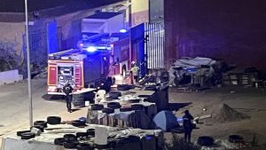 El incendio de chabolas en Ceuta preocupa a las Fuerzas de Seguridad pese a no deberse a un ataque