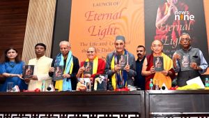 New Dalai Lama biography Eternal Light launched in Delhi with Karan Singh