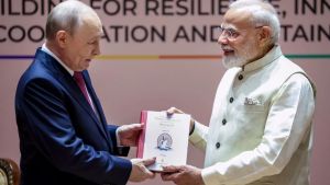 PM Modi gifting the Thirukkural to Putin matters