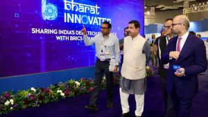 Education Minister Pralhad Joshi visits BRICS Bharat Innovates Expo, interacts with deep-tech startups