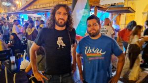 El exconcejal de Oviedo Rubén Rosón y el militante de izquierdas Jorge Fernández denuncian una grave agresión 