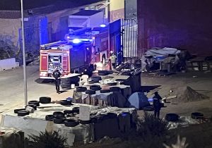 Fuego en Ceuta