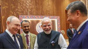 PM Modi, Putin and Xi signal BRICS unity with hand-in-hand display in Delhi