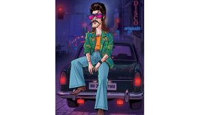 “Lobo Lobo and the 80s look”