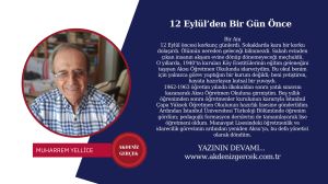 12 Eylül’den Bir Gün Önce