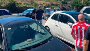Un matrimonio de policías fuera de servicio detienen a un fugitivo de la justicia... en el llagar 