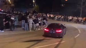 La notte da incubo a Fiume con un raduno non autorizzato di 300 automobilisti