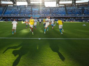 Napoli, Allegri con Vergara e De Bruyne