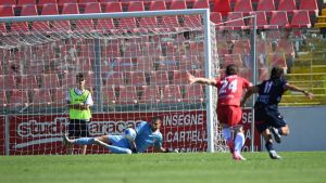 Il portiere dell’Ancona, Emanuele Mastrangelo: 