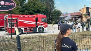 Incendio a Veggiano: fiamme nel ristorante “Ae Bronse Querte”