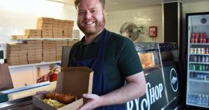 New fish and chip shop opens in village... as owners discover surprising family link