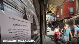 Le botteghe dei pastori abbassano la saracinesca: «San Gregorio Armeno non si tocca, nuovi negozi mettono a rischio la nostra identità»