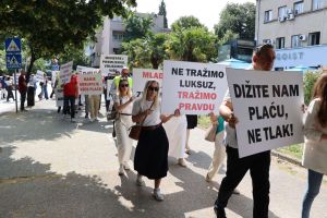 Zaposleni u pravosuđu: Vlada i dalje ignoriše naše zahtjeve