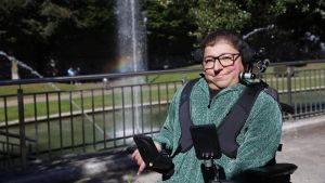 María del Mar Álvarez, gijonesa de 54 años, beneficiaria del nuevo grado III+ de dependencia extrema: 