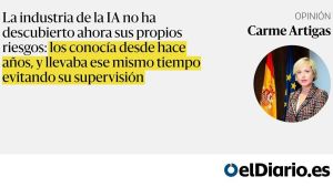 La IA se ha caído de un guindo