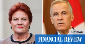 Pauline Hanson and Mark Carney are a unity ticket on migration
