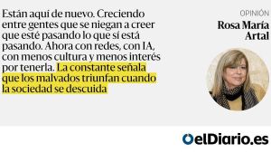 La historia avisa una y otra vez