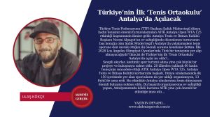 Türkiye’nin İlk ‘Tenis Ortaokulu’ Antalya’da Açılacak