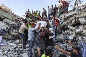 War-Damaged Building in Gaza Collapses, Killing 21, as Gaza Remains Unlivable