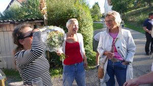 Großer Bahnhof für Christina Meckes: Die Macherin hinter dem Waldkindergarten zieht sich zurück