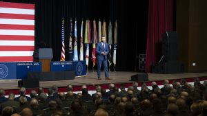 Hegseth’s ‘State of the Force’ Speech Has a New Attendance Rule: Fit Troops Only