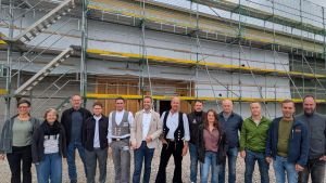 Richtfest in Nöggenschwiel: Der Bau der neuen Kita nimmt Formen an
