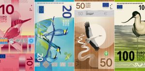 Las aves que podrían aparecer en los próximos billetes de euro