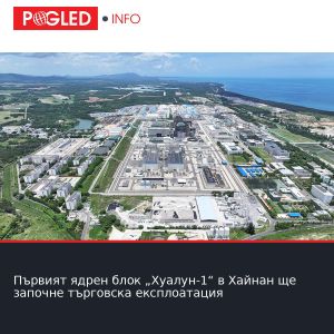 Първият ядрен блок „Хуалун-1“ в Хайнан ще започне търговска експлоатация