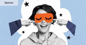 I had an image of what I looked like as I slept, until my partner shattered it