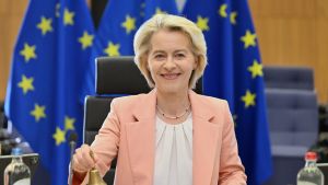 The world is just enough: Ursula von der Leyen goes Bond villain