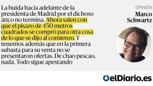 El ático no suelta a Ayuso