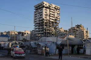 Fatal building collapse highlights dangers plaguing Gaza nearly a year after ceasefire