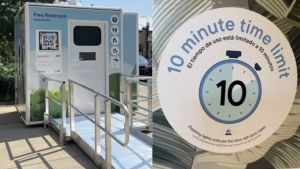 No time to scroll! These Public toilets give you 10 minutes before the door opens